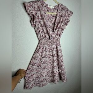 Monteau Los Angeles Juniors S Floral Print Dress